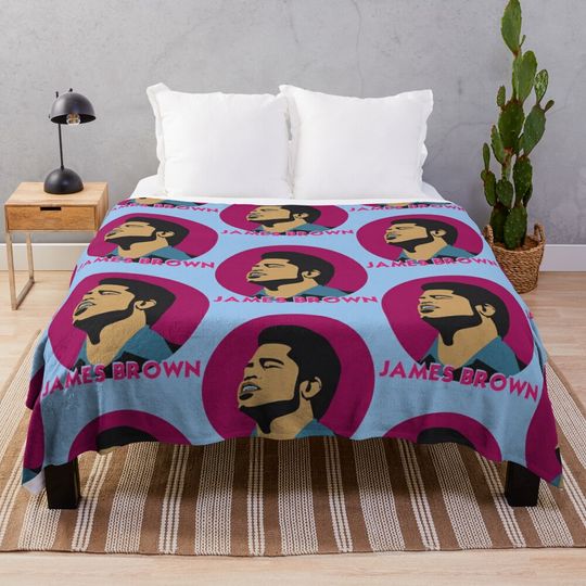 James Brown Throw Blanket