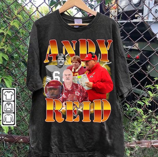 Andy Reid American Football T-Shirt - Kansas City American Football T-Shirt