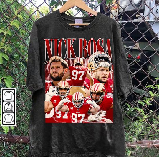 Vintage Nick Bosa American Football T-Shirt