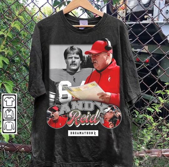 Patrick Mahomes Dreamathon Merch Andy Reid Kc Dreams American Football T-Shirt Chiefs Aholic