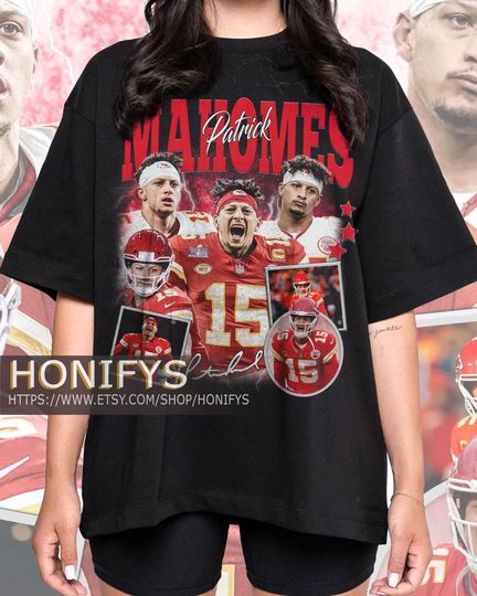 Vintage Patrick Mahomes Football American T-Shirt