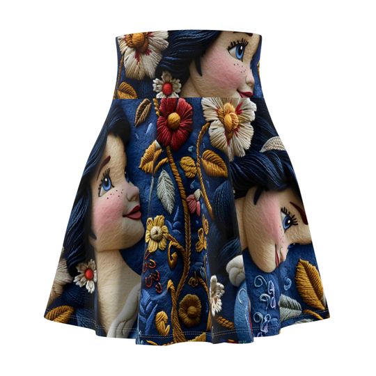 Snow White Princess  Half Marathon Costume, Women's Running Skirt, Princess Race Outfit, Villain Inspired Skirt,