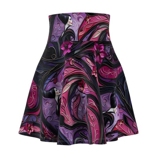 Maleficent Disney Princess Half Marathon Costume, Women's Running Skirt, Princess Race Outfit, Villain Inspired Skirt,