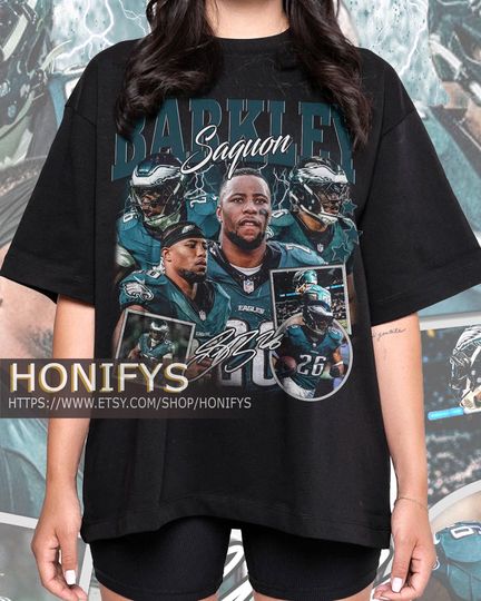 Vintage Saquon Barkley T-Shirt, Football T-Shirt