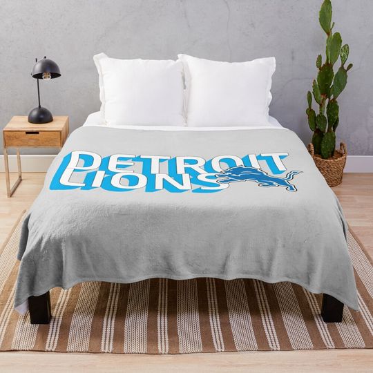 detroit lions Throw Blanket