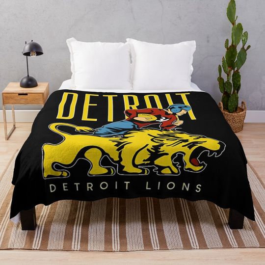 Detroit Lions Throw Blanket