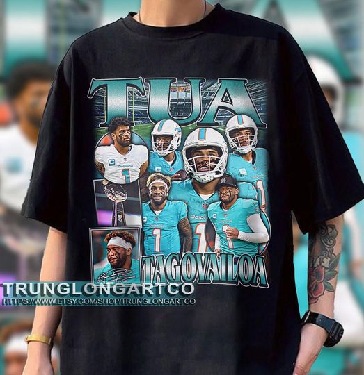 Vintage 90s Graphic Style Tua Tagovailoa T-Shirt, American Football T-Shirt
