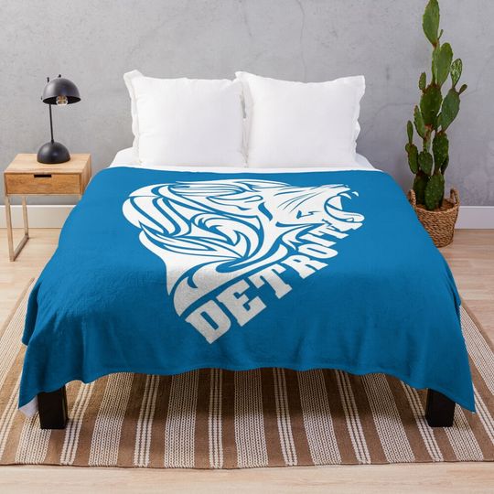 Detroit Lions fans Throw Blanket