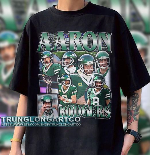 Vintage Aaron Rodgers T-Shirt - Football 90s Graphic T-Shirt