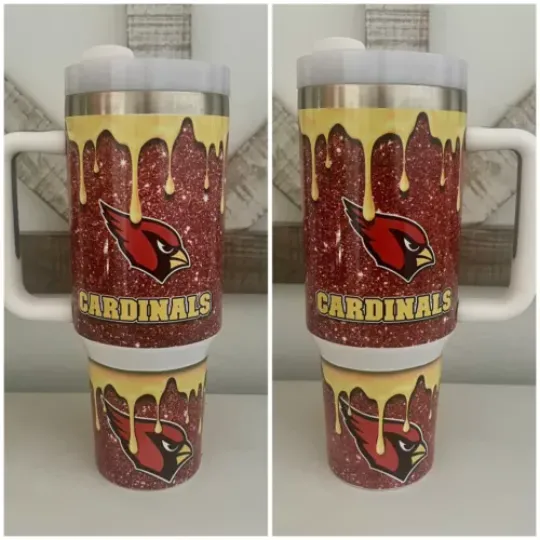 Arizonna Cardinals  Football 40oz Tumbler