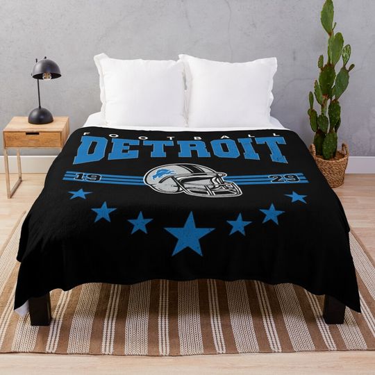 Art - Detroit Lions Throw Blanket