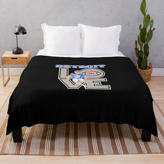 Detroit Sports3 Throw Blanket