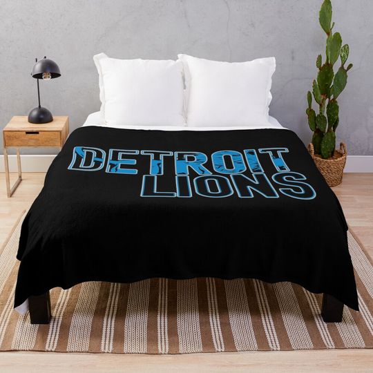 Art - Detroit Lions Throw Blanket