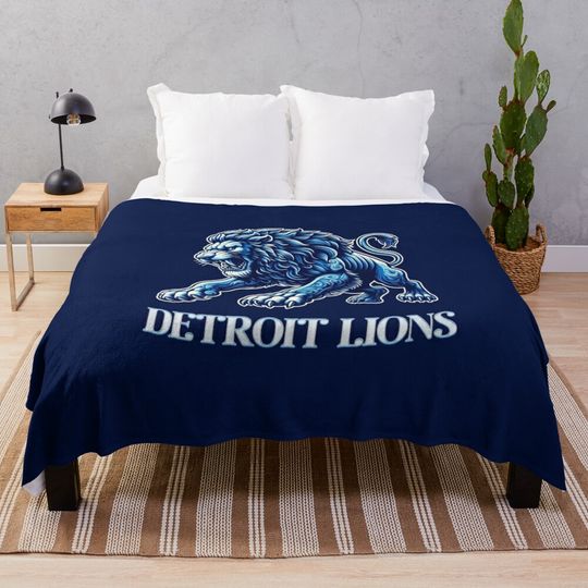DETROIT LIONS Throw Blanket