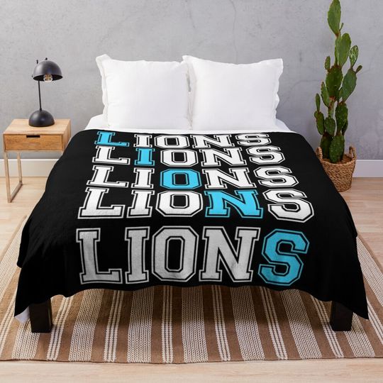 Art - Detroit Lions Throw Blanket