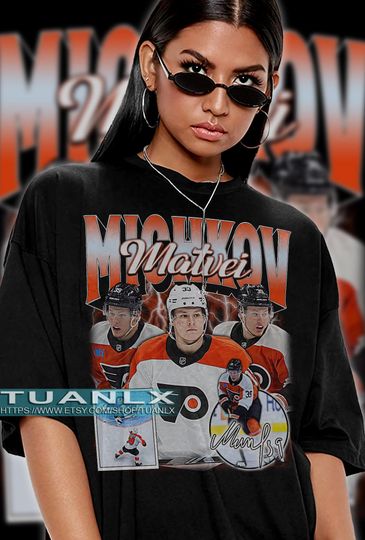 Matvei Michkov T-Shirt, Ice Hockey American T-Shirt