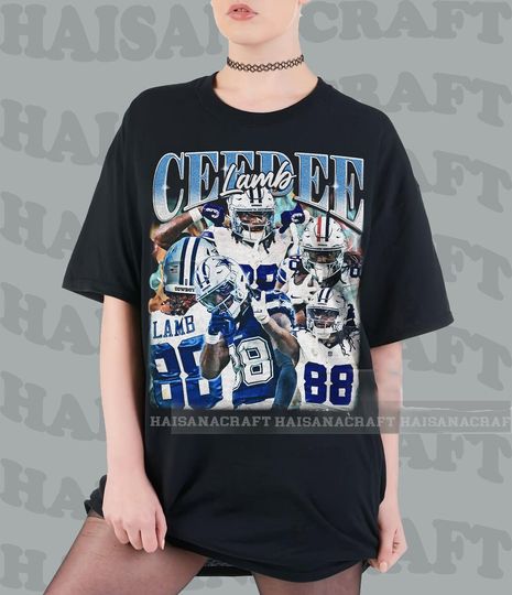 Vintage 90s Graphic Style CeeDee Lamb T-Shirt, CeeDee Lamb T-Shirt
