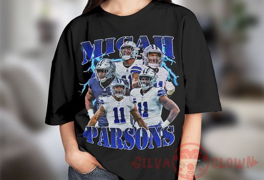 Vintage Micah Parsons T-Shirt, Football T-Shirt