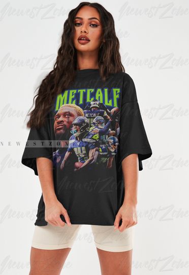 DK Metcalf T-Shirt, Vintage 90s Bootleg Sport T-Shirt