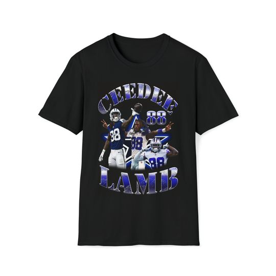 Ceedee Lamb Vintage 90s Football Bootleg Style T-Shirt