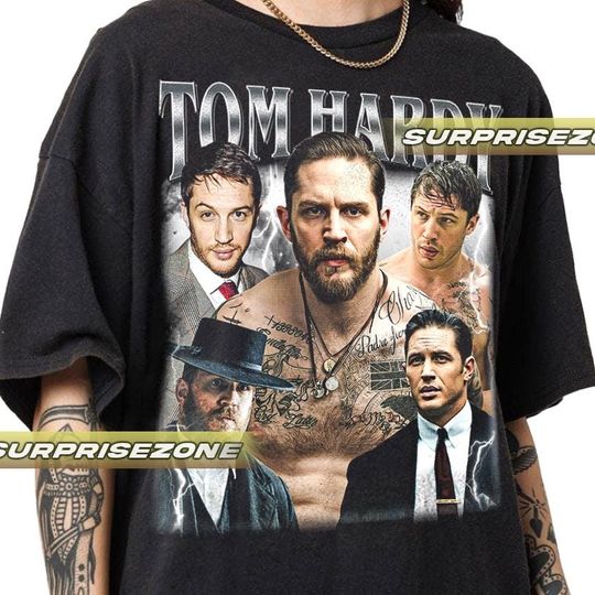 Tom Hardyy Unisex  Vintage Shirt, Gift For Woman and Man Unisex T-Shirt