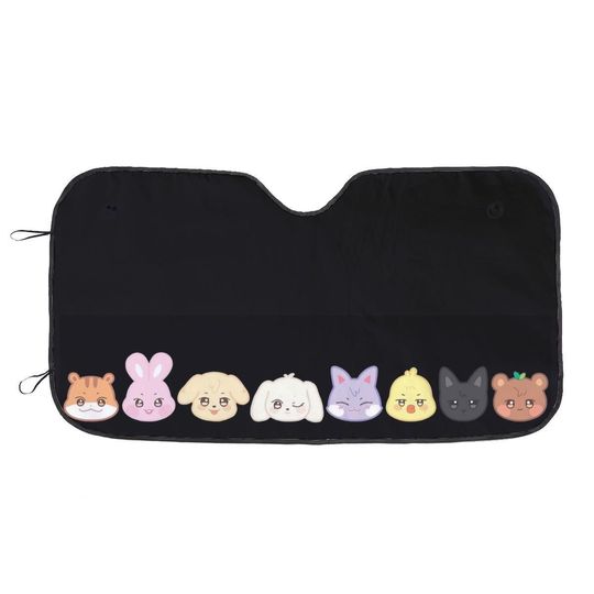 Ateez Aniteez Car Sun Shade | Kpop Car Sun Shade | Kpop Gift