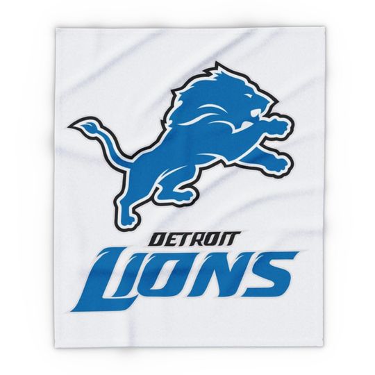 Fleece Blanket - Detroit Lions Fan, Football Blanket, Gift for Sports Fans, Cozy Throw, football Decor, Lions Pride, Lions Tailgate