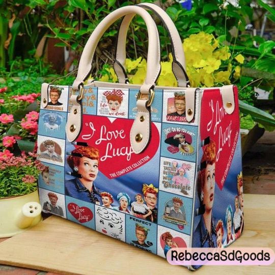 I Love Lucy Leather Handbag