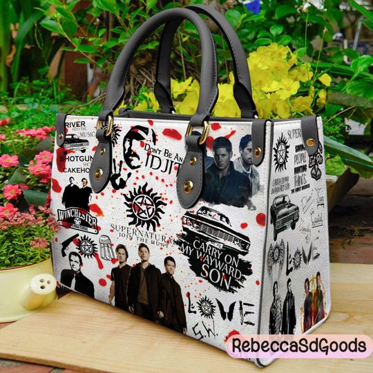 Supernatural Leather Handbag, Supernatural Woman Vintage Leather Handbag