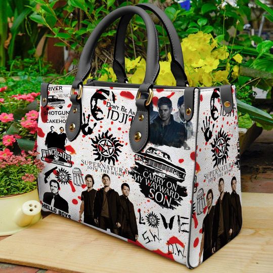 Supernatural Leather Handbag, Supernatural Purses, Supernatural Lover's Leather Handbag