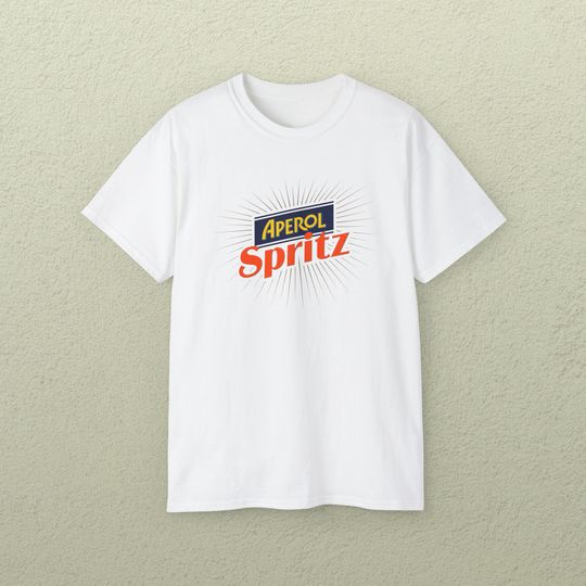 Aperol Spritz Logo T-Shirt, Gift for Bartenders and Cocktail Drinkers