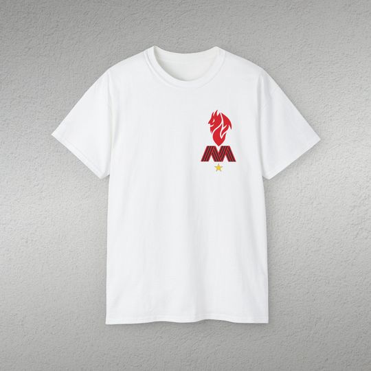 AC Milan Vintage Logo T-Shirt, AC Milan Retro Tee, ''il diavolo'' shirt AC Milan Soccer.