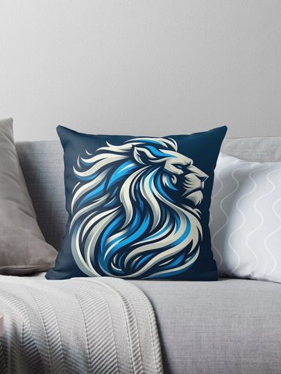 Detroit Football Pillow