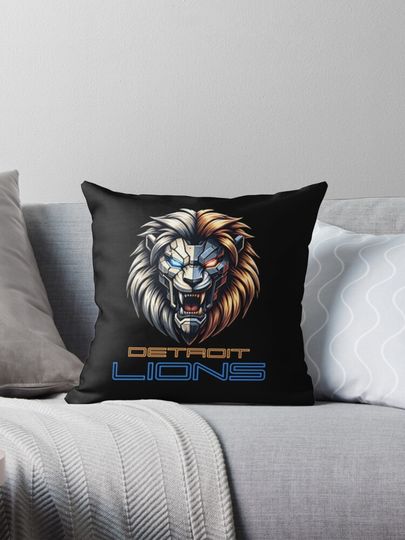DETROIT LIONS V Pillow