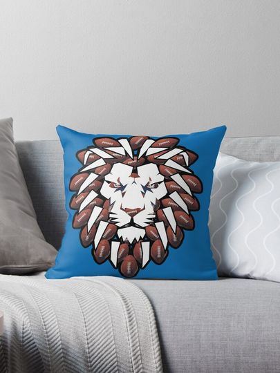 Detroit Lions Grit and Power Pillow