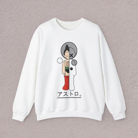 Astro Boy Y2K Vintage Crewneck Sweatshirt, Retro Gameboy Pullover