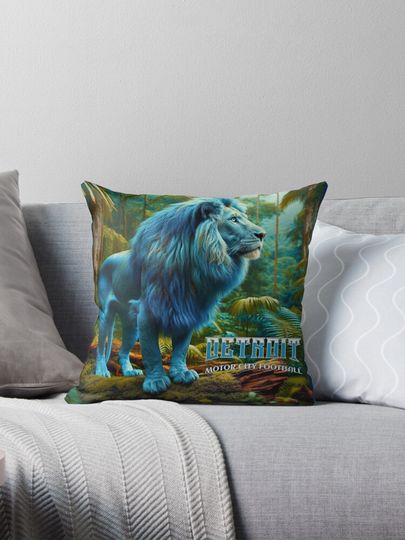 DETROIT LIONS FOOTBALL II Pillow