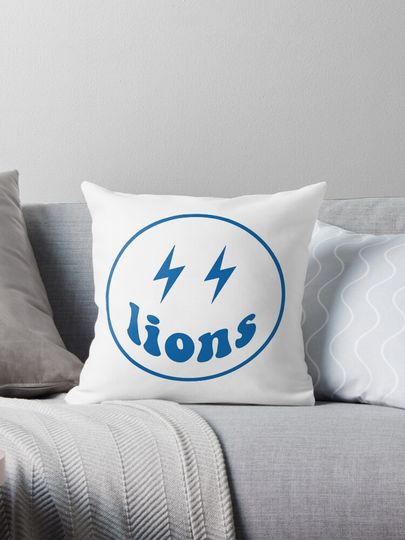 detroit lions Pillow