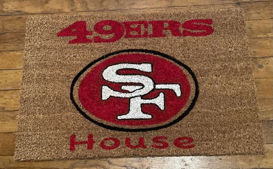 San Francisco 49ers Doormat, Gift For Husband, Gift For Dad, Welcome Mat, Gifts For Him, Gifts For Her, Bestie Gift, Wedding Gift, Gifts