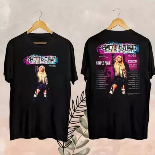 Avril Lavigne Greatest Hits Tour 2025 Shirt  Avril Lavigne 2025 Concert