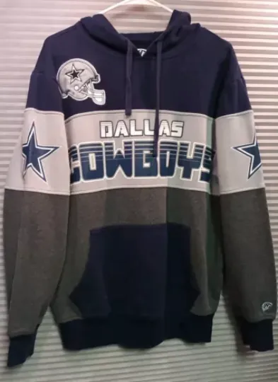 Dallas Cowboys Pullover Hoodie Medium Football Hands High  Logo