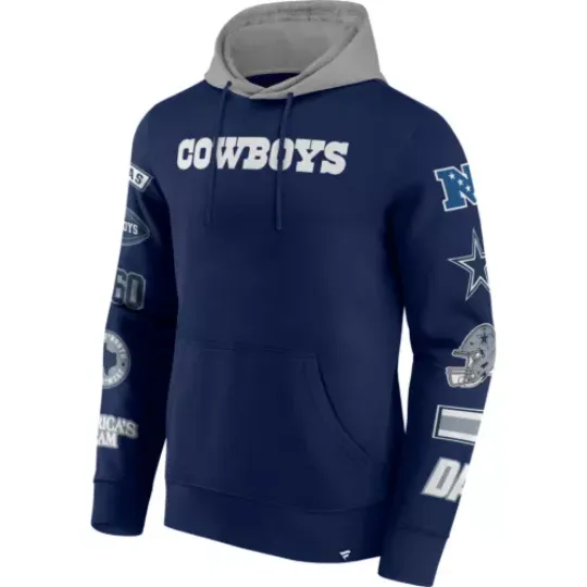 Dallas Cowboys football Sleeve Prints Hoody