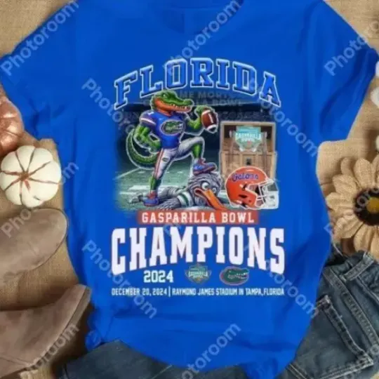 F  Gators Gasparilla Bowl Champions 2024 Go Gators UNISEX
