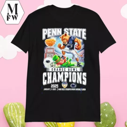 Penn State Orange Bowl Champions Beat ND 2025 Mascot Shirt