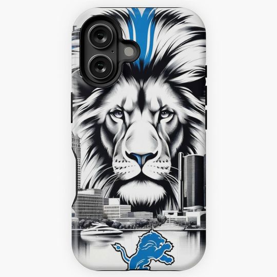 Detroit Lions Artwork iPhone Case