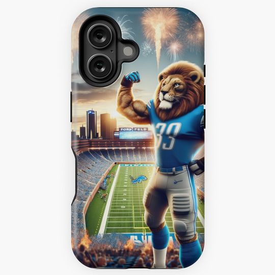 Detroit Lions fan art Phone Case iPhone Case