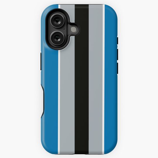 Detroit Lions Stripes iPhone Case