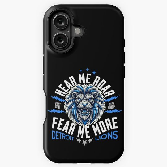 DETROIT LIONS - FEAR ME MORE iPhone Case