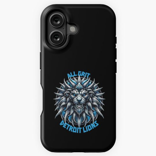 ALL GRIT DETROIT LIONS iPhone Case