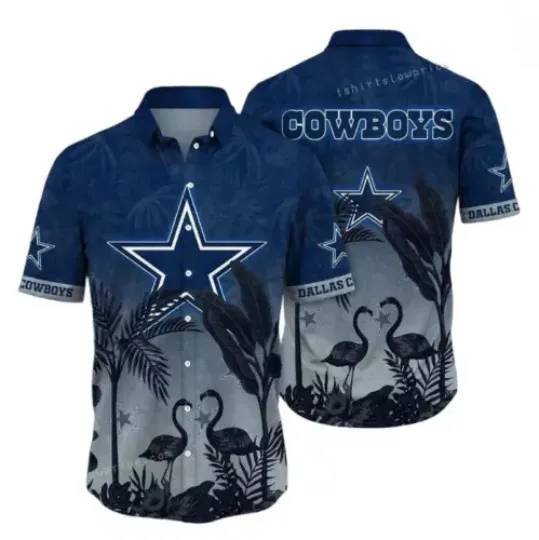 Cowboys Tropical Pride Hawaiian Shirt #1, Football Shirt, Summer Picnic